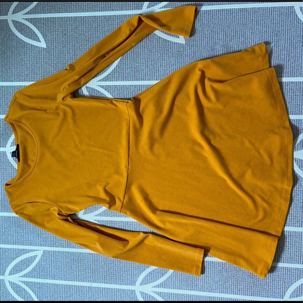 Mustard yellow dress